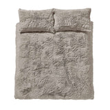 Catherine Lansfield Cuddly Soft and Cosy Duvet Cover Set - Natural - Cuddly Natural Duvet Set