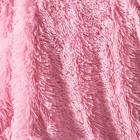 Catherine Lansfield Cuddly Reversible Throw – Blush – 150cm x 200cm / 245cm x 280cm - Cuddly Throw Candy