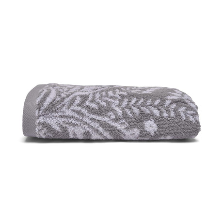 Aveline Jacquard Leaf 550gsm Towel by Fusion
