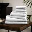 Catherine Lansfield Quick Dry Cotton 8 Piece Towel Bale - White
