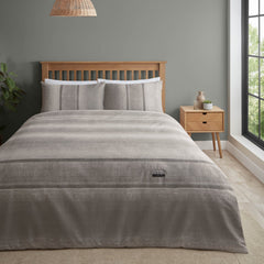 Catherine Lansfield Denim Grey Duvet Cover Bedding Set