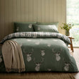 Catherine Lansfield Stag Duvet Cover Set - Soft Green