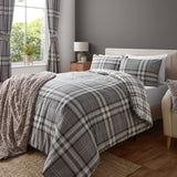 Catherine Lansfield Kelso Check Duvet Cover Set