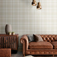 Catherine Lansfield Kelso Check Cream Tartan Wallpaper