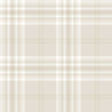 Catherine Lansfield Kelso Check Cream Tartan Wallpaper - Kelso Cream Wallpaper