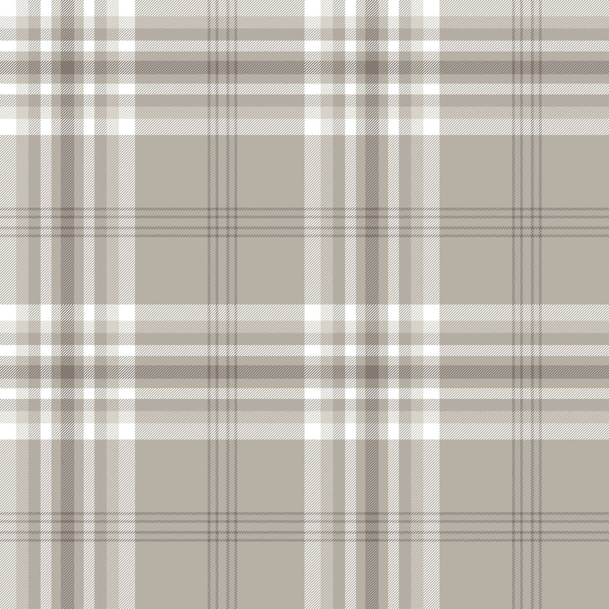 Catherine Lansfield Kelso Check Cream Tartan Wallpaper - Kelso Cream Wallpaper (1)