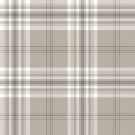 Catherine Lansfield Kelso Check Cream Tartan Wallpaper - Kelso Cream Wallpaper (1)