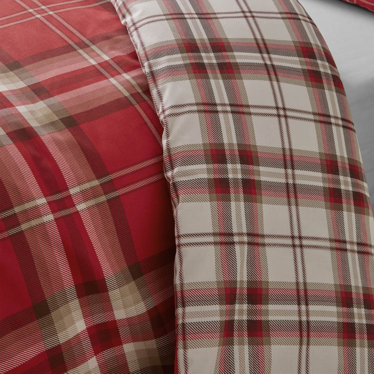 Catherine Lansfield Kelso Check Duvet Cover Set - Kelso Kelso Duvet Set