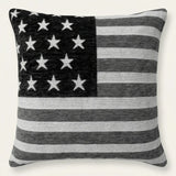 American Flag Chenille Cushion Cover 18" x 18" 1