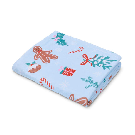 Catherine Lansfield Christmas Gingerbread Soft Cosy Throw 3