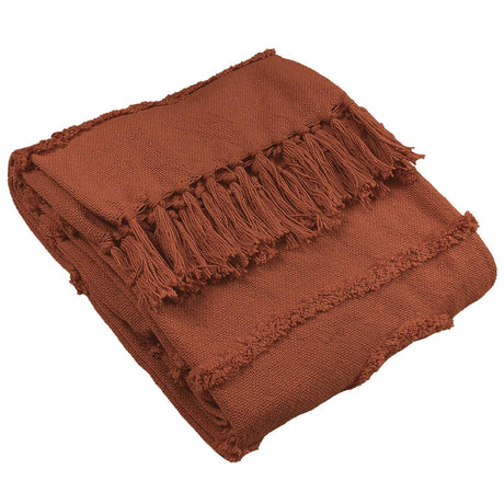 Jakarta Tufted Throw Blanket 130cm x 180cm by furn.