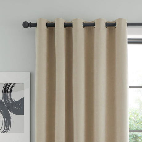 Wilson Velvet Blackout Thermal Eyelet Curtains by Catherine Lansfield
