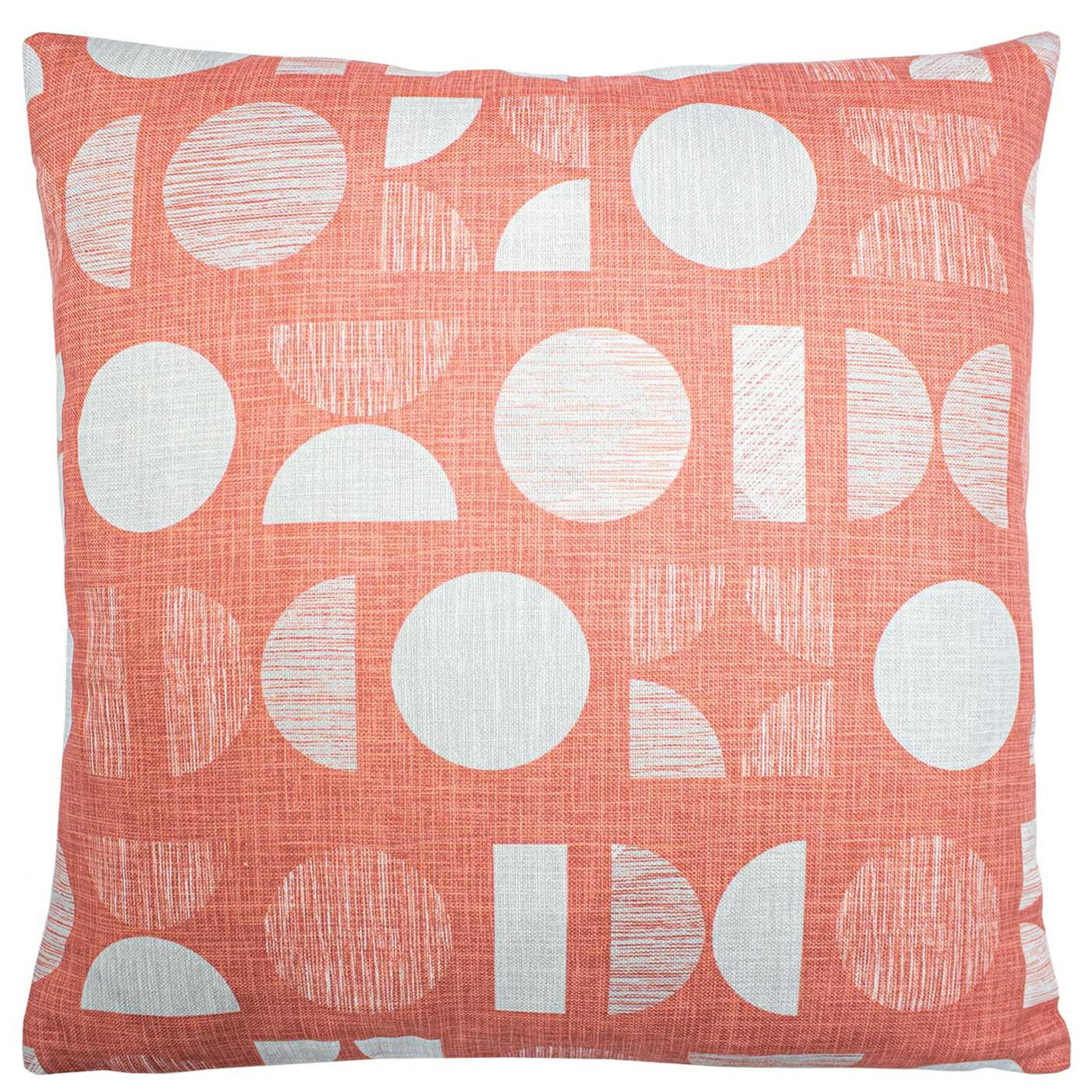 Malmo Geometric Cushion Cover Pink 17" x 17" (43cm x 43cm) by furn.