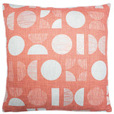 Malmo Geometric Cushion Cover Pink 17" x 17" (43cm x 43cm) by furn.