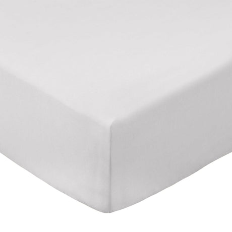 200 Thread Count Cotton Percale Fitted Sheet 32cm Deep by Bianca