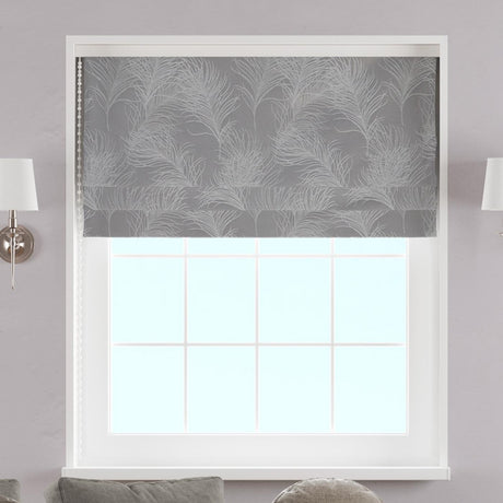 Clare Coffee Made to Measure Roman Blind by Style Furnishings