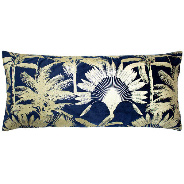 Malaysian Palm Velvet Cushion