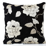 Chenille Rose Cushion Cover / Filled Cushion Collection by Alan Symonds