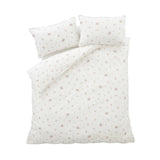 Bianca Vintage Rosebud Lace 200 Thread Count Cotton Reversible Duvet Cover Set 6