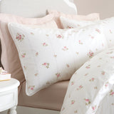 Bianca Fine Linens Vintage Rosebud Lace Duvet Cover Set - Vintage Rose Bud Lace Duvet Set
