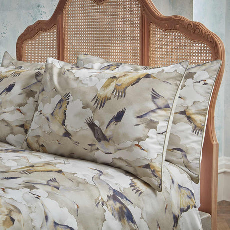 Flyway Exotic Piped Pillowcase Pair by EW by Edinburgh Weavers