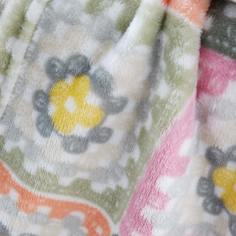 Crochet Print Throw by Catherine Lansfield