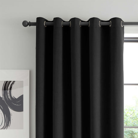 Wilson Velvet Blackout Thermal Eyelet Curtains by Catherine Lansfield