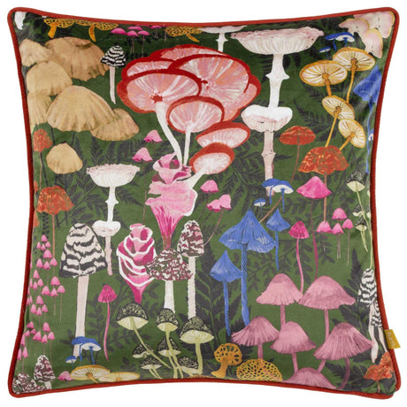 Amanita Mushroom Cushion Cover 17" x 17" (43cm x 43cm) by furn.