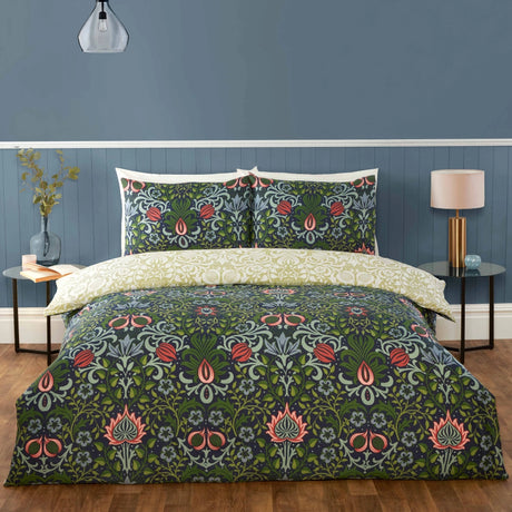 Heritage Flora Duvet Cover Set by Rapport Home