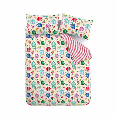 Catherine Lansfield Jolly Jumpers Christmas Duvet Cover Set 5