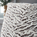 Catherine Lansfield Wolf Faux Fur Soft Filled Cushion - Wolf Cushion