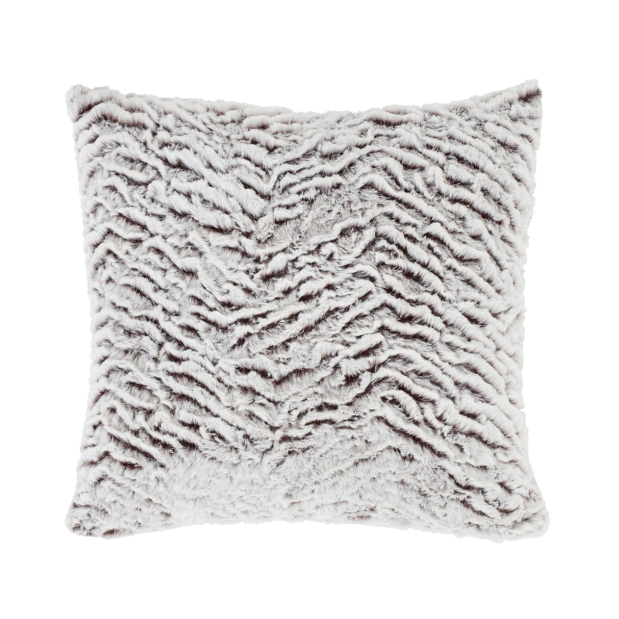 Catherine Lansfield Wolf Faux Fur Soft Filled Cushion - Wolf Cushion