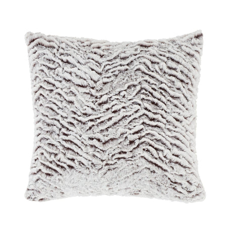 Catherine Lansfield Wolf Faux Fur Soft Filled Cushion - Wolf Cushion