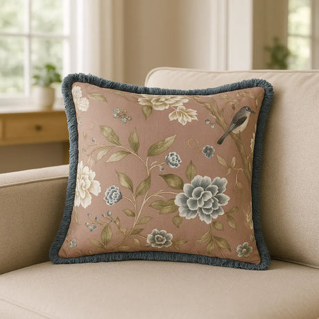 Porcelain Garden Cushion Cover 20" x 20" - Blush
