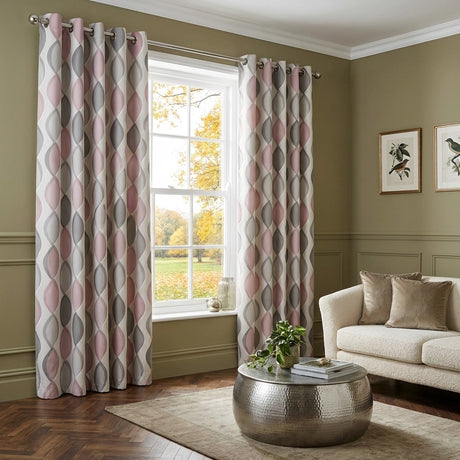 Lennox Cotton Eyelet Curtains Ready Made 7