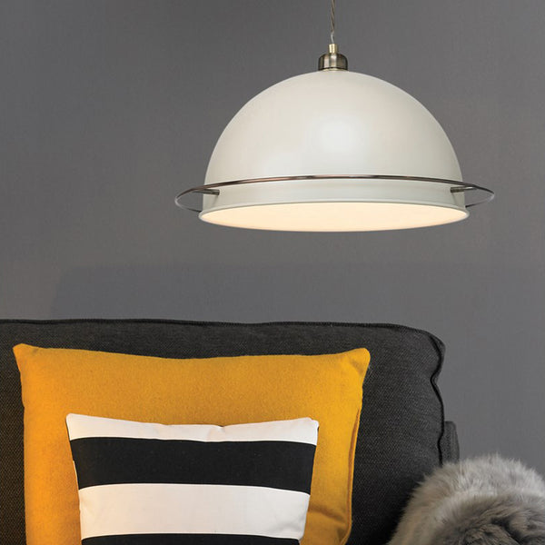 Bauhaus Pendant Shade Cream Lamp Shades Artisan Abode   