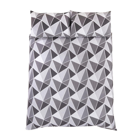 Leo Duvet Cover Set Grey