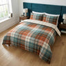 Lomond Check Flannelette Duvet Cover Set by Rapport Home