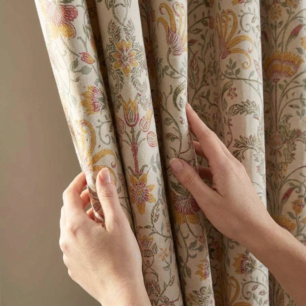 Kyoto Jacquard Tape Top Curtains 3