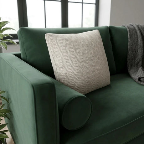 Skye 100% Cotton Natural Cushion Cover 17" x 17