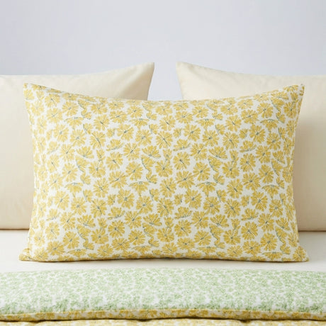 Retro Daisy Floral Yellow Polycotton Duvet Cover Set 3