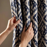 Marrakech Geometric Eyelet Curtains 3