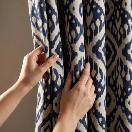 Marrakech Geometric Eyelet Curtains 3