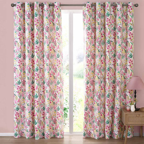 Tilly Floral Eyelet Curtains by Catherine Lansfield