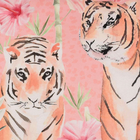 Tropical Leopard Velvet Cushion by Soiree