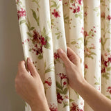 Jeannie Floral Pencil Pleat Tape Top Curtains 3