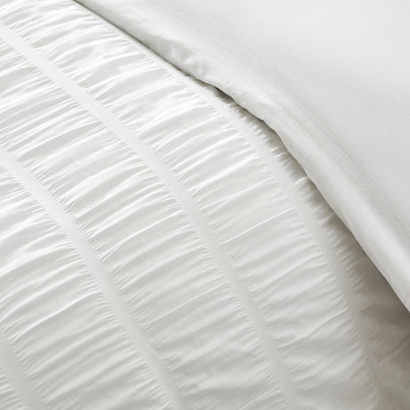 Seersucker Frill Duvet Cover Set by Catherine Lansfield