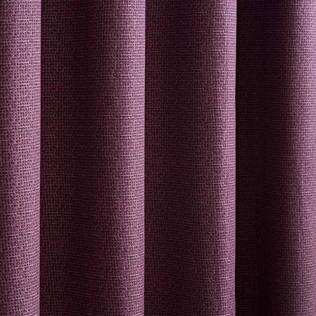 Textured Thermal Eyelet Curtains Plum by Catherine Lansfield