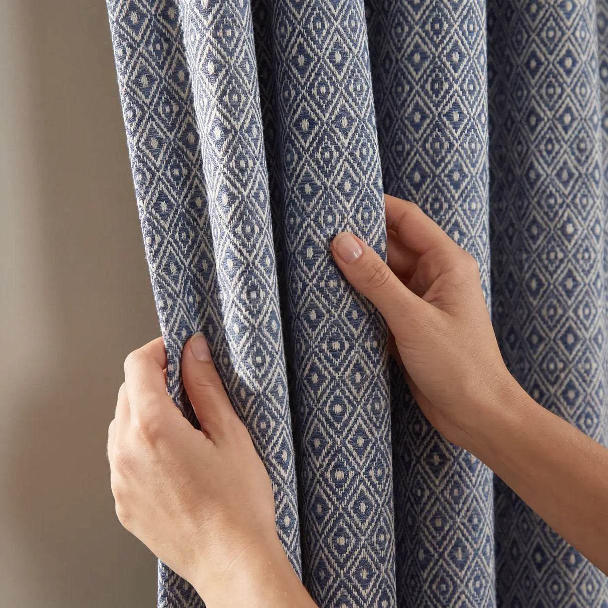 Aztec Diamond Tape Top Curtains 3