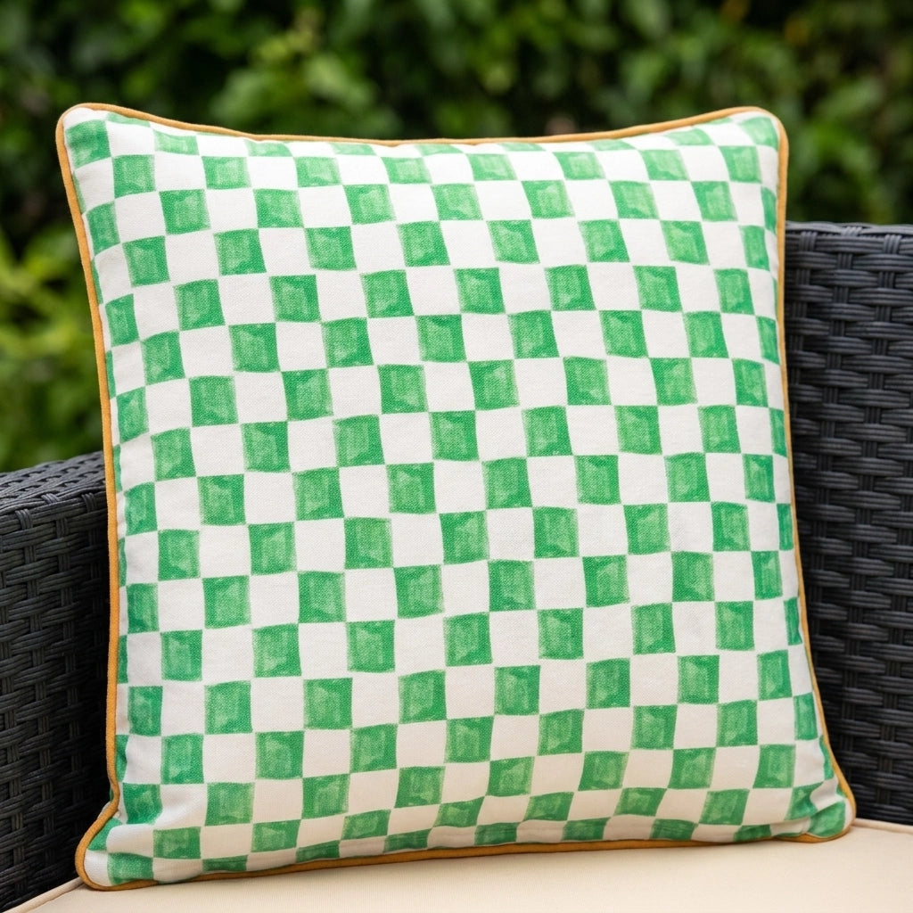 Soleil Sun Illustrated Print Outdoor Filled Cushion / Cushion Cover 3